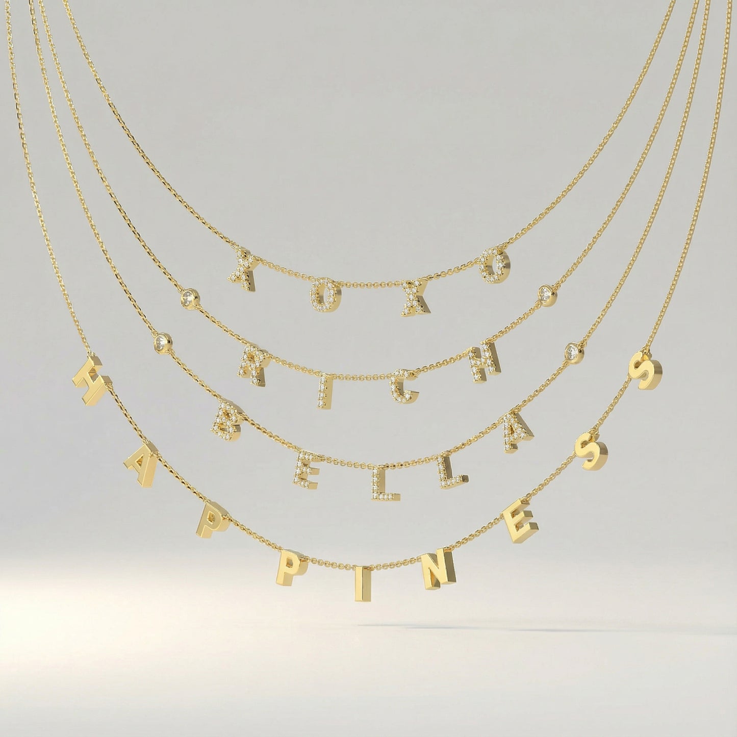 Luxe Letter Necklace SS25N004L