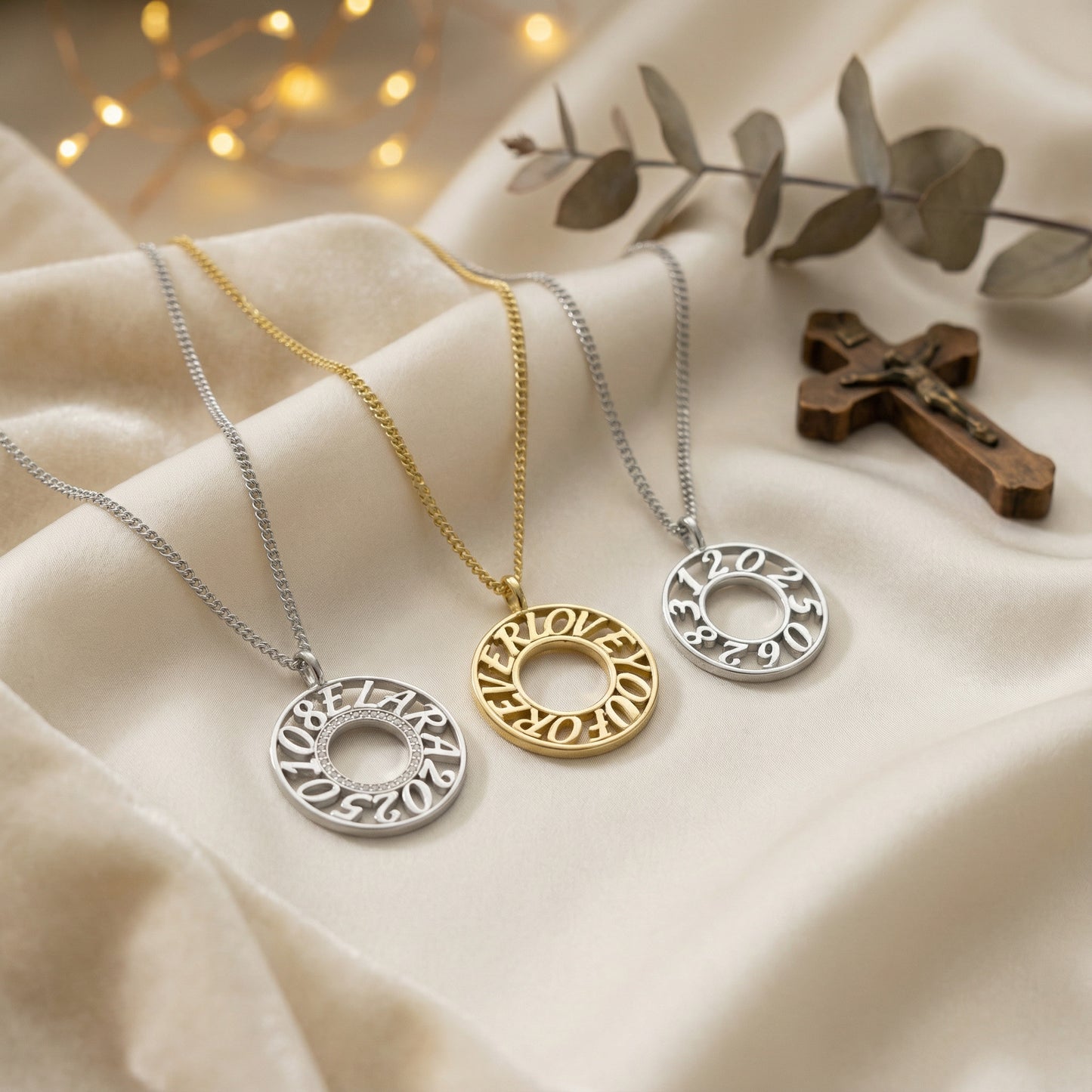 MemoCircle Necklace SN025G
