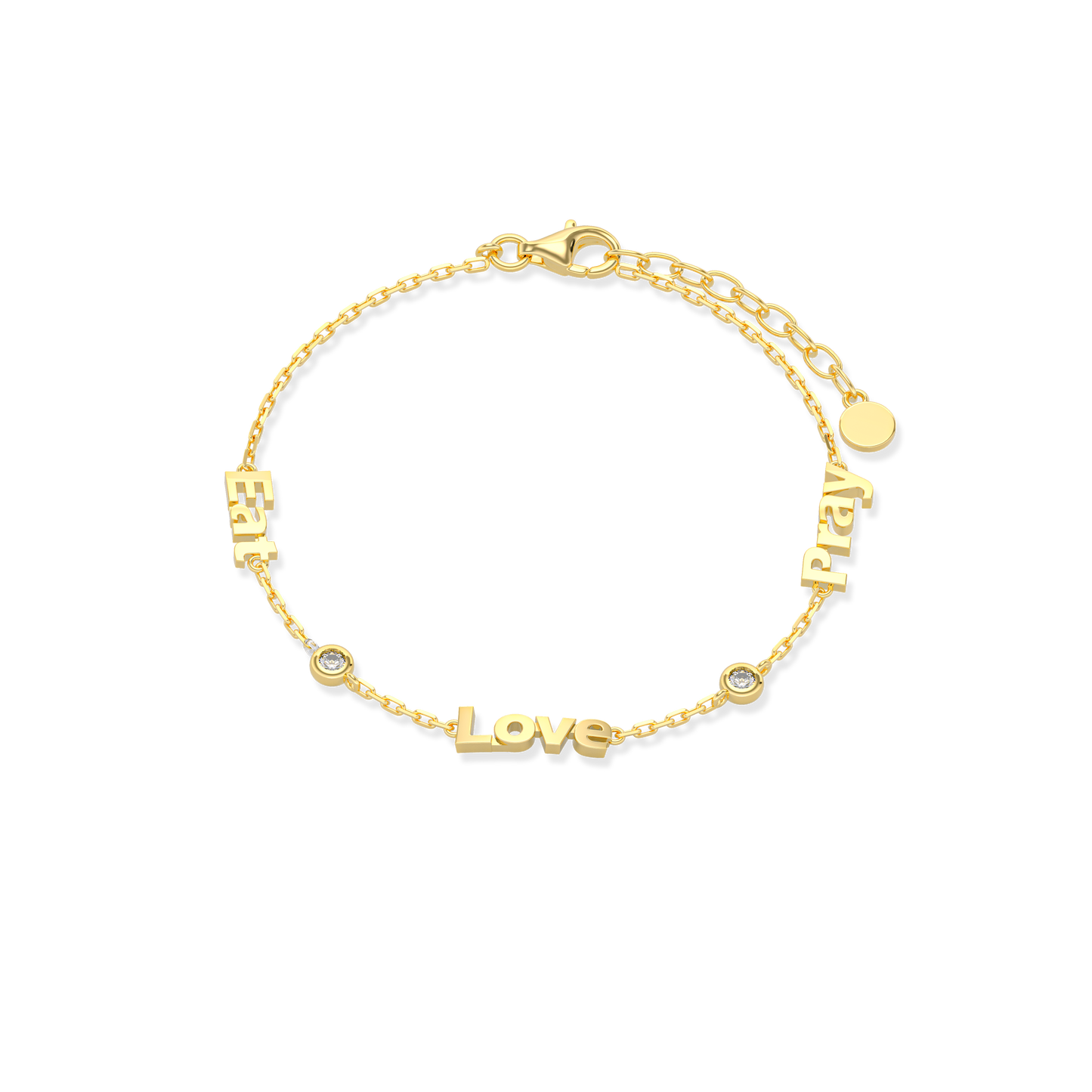 Linked by Love – Name Bracelet with Emotional Spark SB002BR