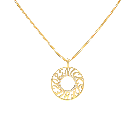 MemoCircle Necklace SN025G