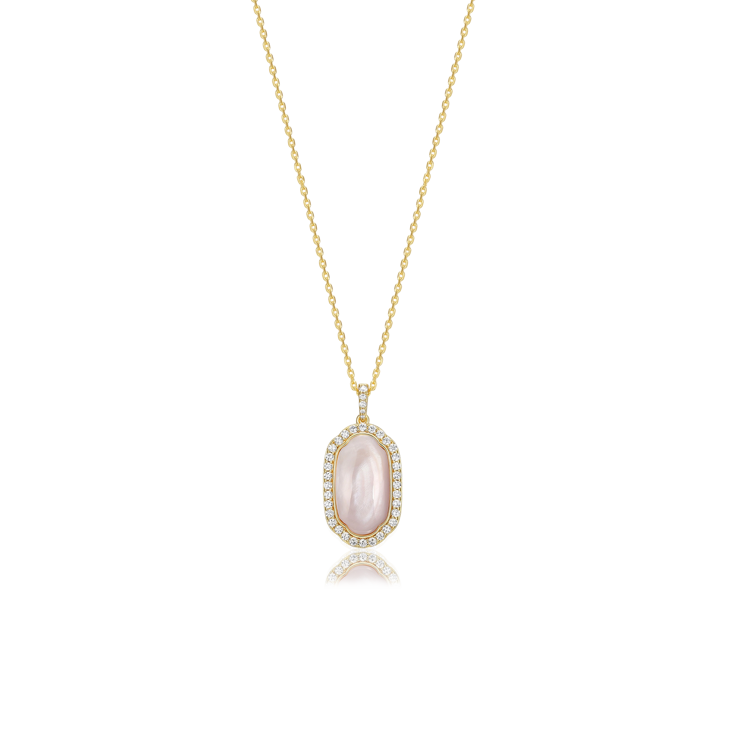 18K Gold Plated Pearl Glow Secret Locket SN012